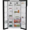 Beko GN163140ZGBN Side-by-Side-jääkaappi vapaasti seisova 558 L musta