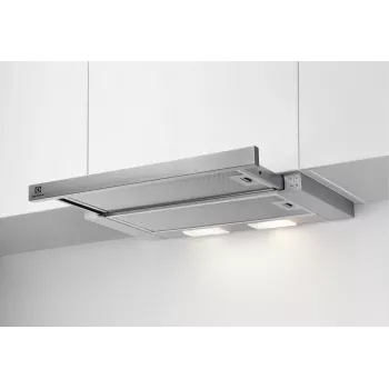 Kalusteisiin asennettava liesituuletin Electrolux LFP326S, 598 mm, alumiininen rasvasuodatin, 410 m³/h