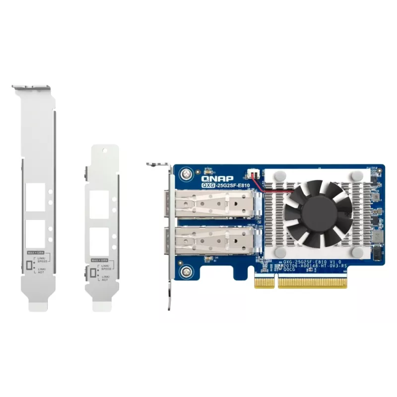 QNAP QXG-25G2SF-E810 verkkokortti sisäinen kuitu 25000 Mbit/s