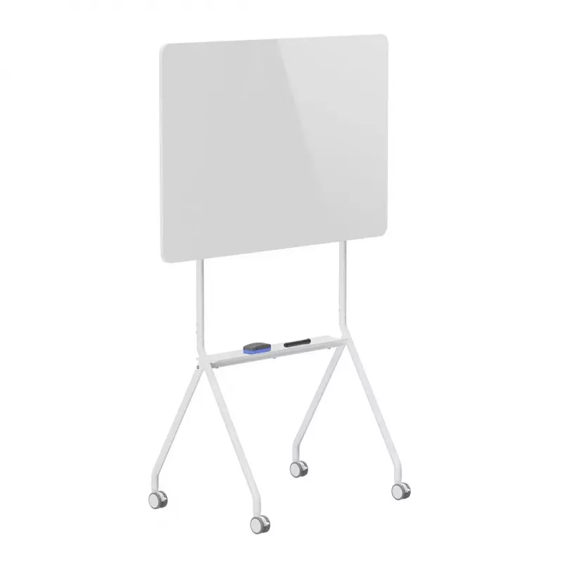 Valkotaulu ergo office ER-306 — kuivapyyhittävä yksipuolinen vaakataulu, 1190×790 mm, vapaasti seisova teräs runko pyörillä, magneettinen