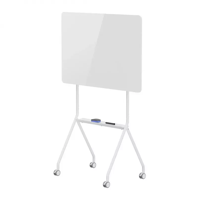 Valkotaulu ergo office ER-306 — kuivapyyhittävä yksipuolinen vaakataulu, 1190×790 mm, vapaasti seisova teräs runko pyörillä, magneettinen