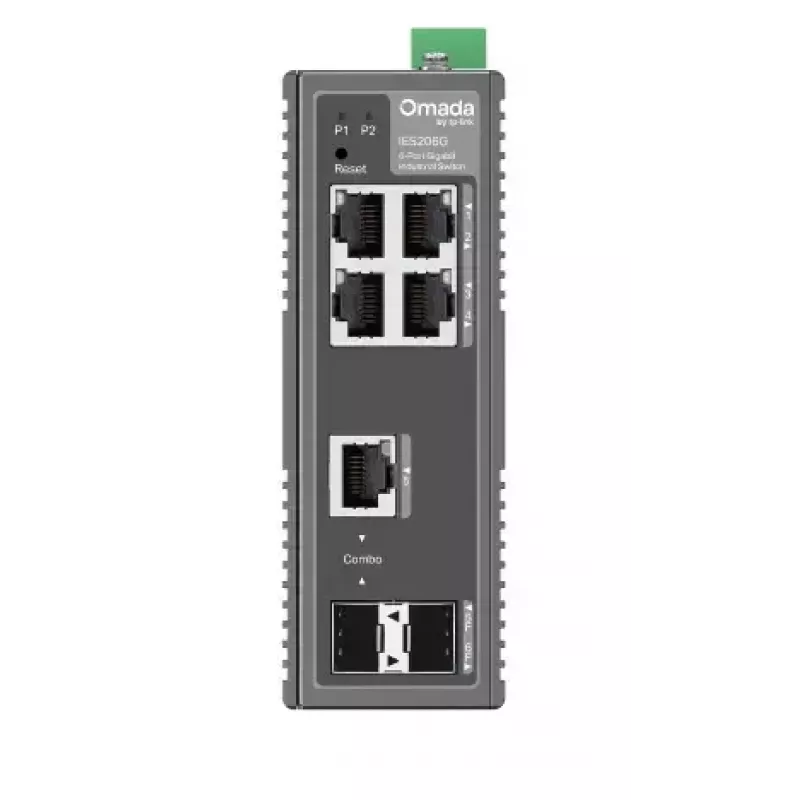 TP-Link Omada IES206G verkkokytkin hallittava Gigabit Ethernet (10/100/1000) musta