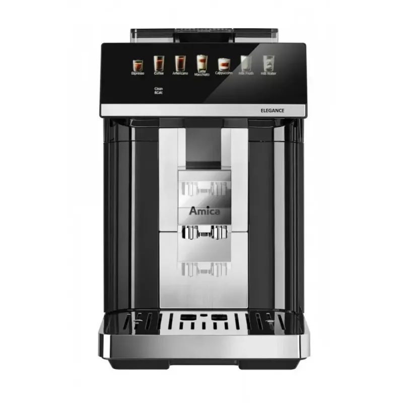 Amica Elegance CM 7011 espressokeitin, teräsmylly, integroitu maidon vaahdotusjärjestelmä