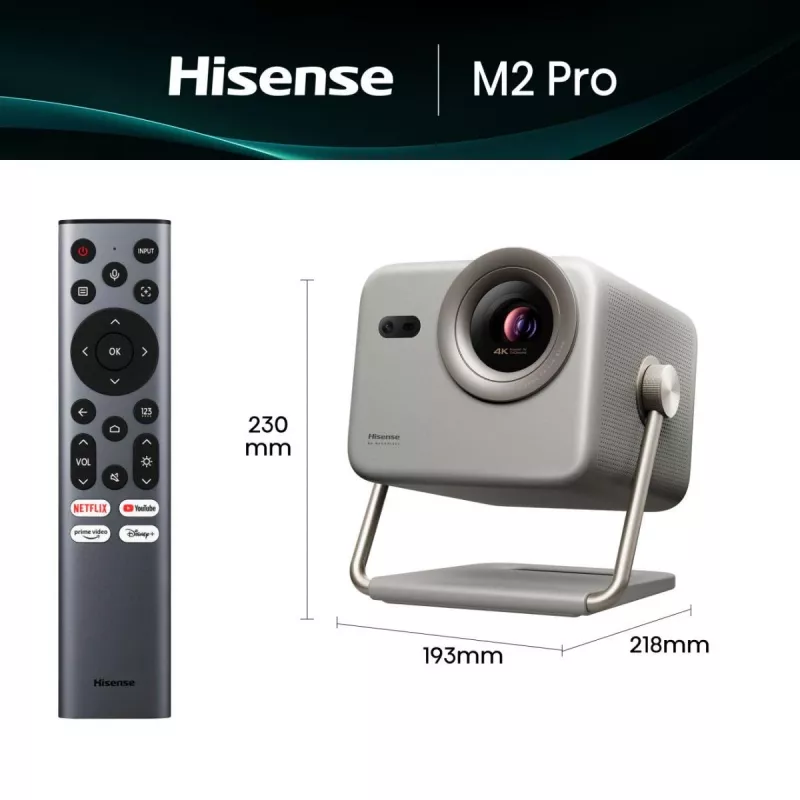 Hisense M2 Pro UHD 4K (3840x2160) 3D harmaa