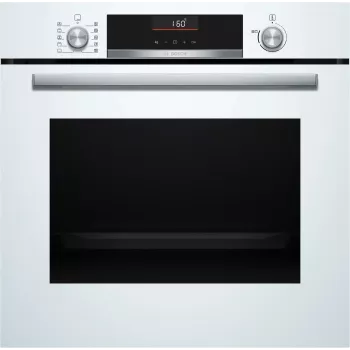 Kalusteisiin asennettava sähköuuni Bosch Serie 6 HBG536EW4 — 71 L, 3400 W, valkoinen, EasyClean, 10 automaattiohjelmaa