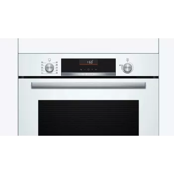 Kalusteisiin asennettava sähköuuni Bosch Serie 6 HBG536EW4 — 71 L, 3400 W, valkoinen, EasyClean, 10 automaattiohjelmaa