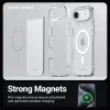 Crong Clear MAG Cover Case MagSafe-yhteensopiva iPhone 17 läpinäkyvä CRGCLRMIP1763TRS