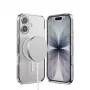 Crong Clear MAG Cover Case MagSafe-yhteensopiva iPhone 17 läpinäkyvä CRGCLRMIP1763TRS