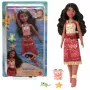 Disney Vaiana 2 lelu, kelluva Tautai Vaiana muotinukke, jossa 2 lisäosaa ja värinvaihtava yläosa