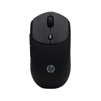 HP 400 Quiet musta langaton hiiri, molempikätinen, RF langaton + Bluetooth, 6000 DPI, musta