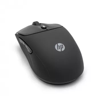 HP 400 Quiet musta langaton hiiri, molempikätinen, RF langaton + Bluetooth, 6000 DPI, musta