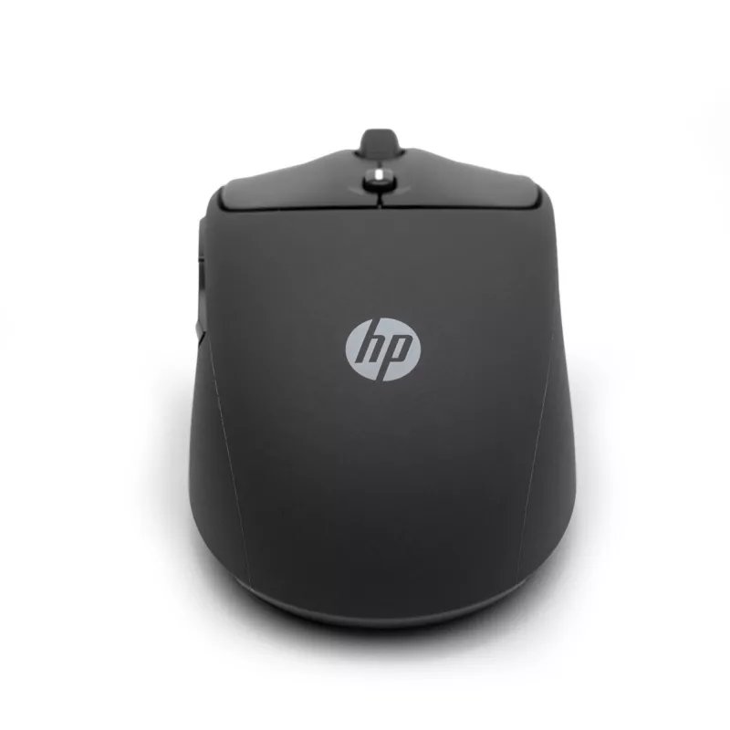 HP 400 Quiet musta langaton hiiri, molempikätinen, RF langaton + Bluetooth, 6000 DPI, musta