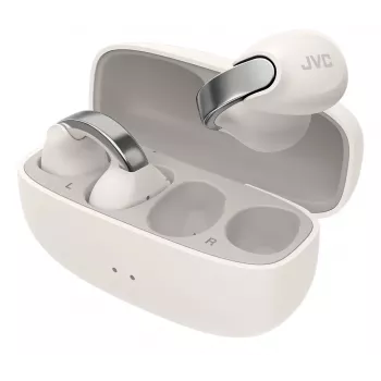 JVC HA-NP1T headset True Wireless Stereo (TWS) korvaklipsi puhelut/musiikki USB Type-C Bluetooth hopea, valkoinen