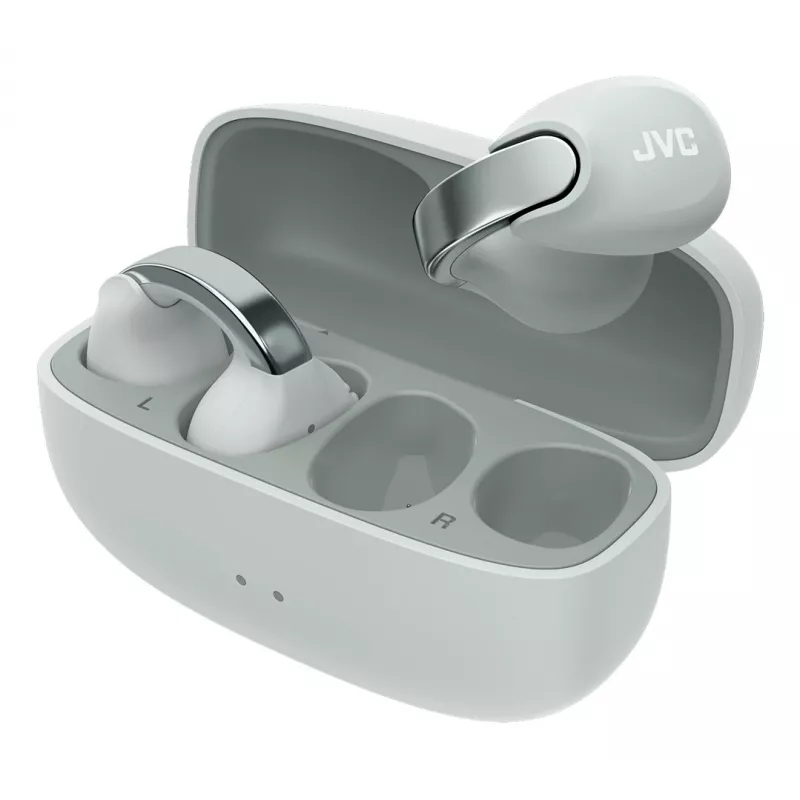 JVC HA-NP1T headset True Wireless Stereo (TWS) korvaklipsi puhelut/musiikki USB Type-C Bluetooth harmaa, hopea