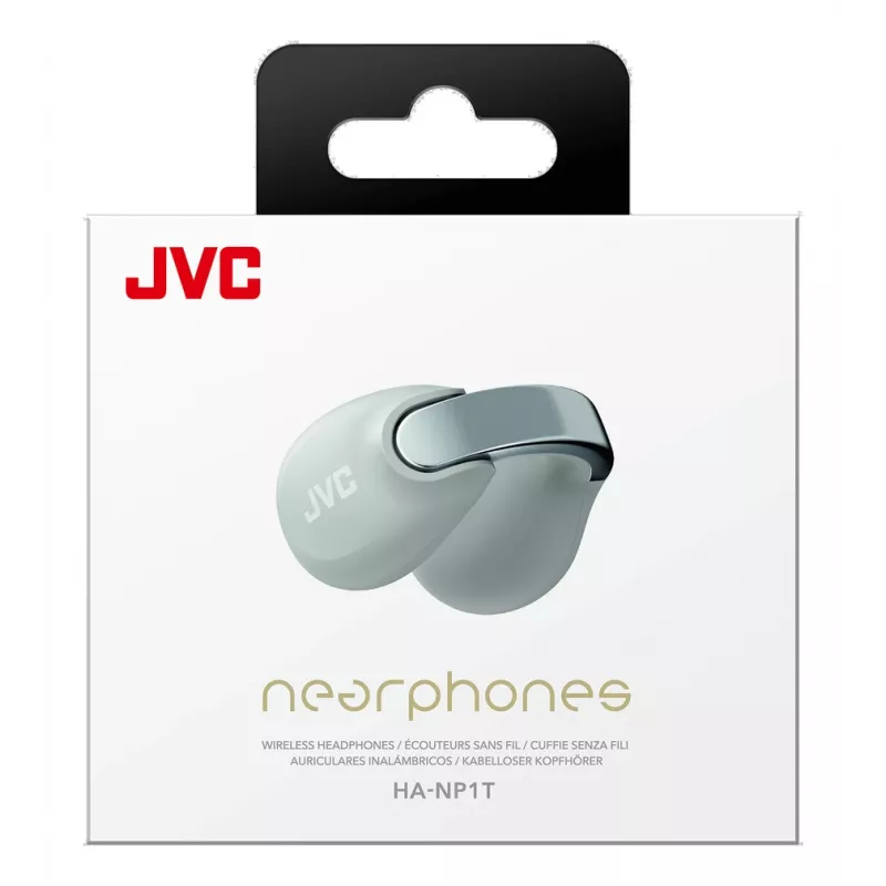 JVC HA-NP1T headset True Wireless Stereo (TWS) korvaklipsi puhelut/musiikki USB Type-C Bluetooth harmaa, hopea