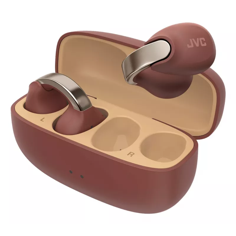JVC HA-NP1T headset True Wireless Stereo (TWS) korvaklipsi puhelut/musiikki USB Type-C Bluetooth ruskea, hopea