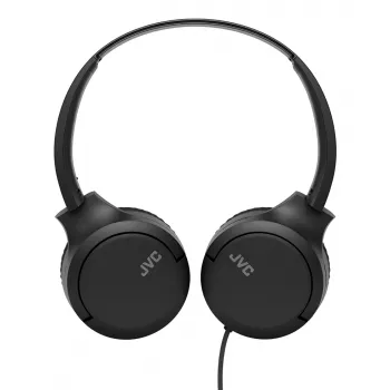 Headset JVC HA-S33UC binauralinen johdollinen päänauha, 2 elementtiä 29,7 mm, 20–20000 Hz, 1,2 m kaapeli, inline-mikrofoni, musta
