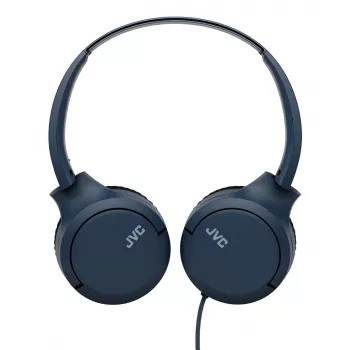 Johdollinen binauralinen headset JVC HA-S33UCAU, päänauha, USB-C, 2 elementtiä 2,97 cm, 20–20000 Hz, kaapeli 1,2 m, sininen