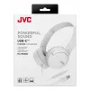 JVC HA-S33UC headset johdollinen päänauha puhelut/musiikki USB Type-C valkoinen