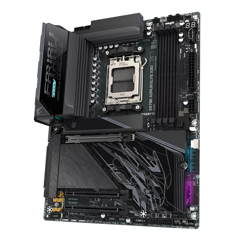 Emolevy GIGABYTE X870E AORUS ELITE X3D, AMD AM5, ATX