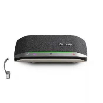 Kaiutinpuhelin Poly HP Poly Sync 20 Bluetoothilla, USB-C/A-sovitin, Micro-USB, 20 h akku, musta