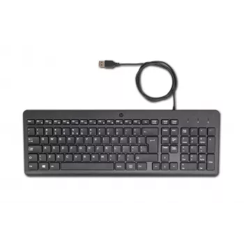 HP 150 johdollinen näppäimistö, täysikokoinen (100 %), johdollinen, USB, mekaaninen, QWERTY, musta