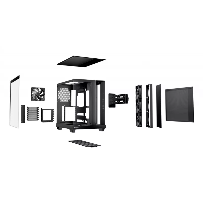 be quiet! Light Base 500 -tietokonekotelo Midi Tower musta