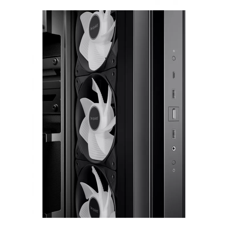 be quiet! Light Base 500 LX -tietokonekotelo musta Midi Tower ATX 3x 120mm tuuletinta