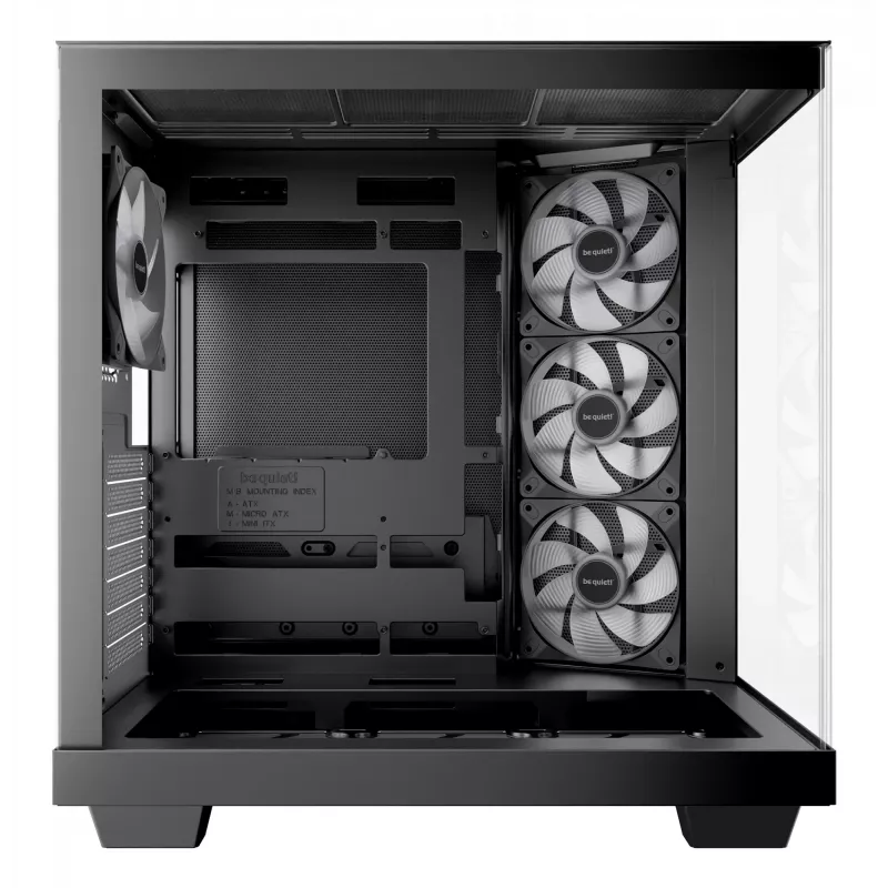 be quiet! Light Base 500 LX -tietokonekotelo musta Midi Tower ATX 3x 120mm tuuletinta