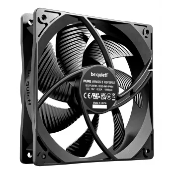 be quiet! Pure Wings 3 120mm | PWM Reverse Triple-Pack -tietokonekotelon tuuletin 12 cm musta 3 kpl