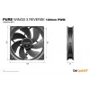be quiet! Pure Wings 3 120mm | PWM Reverse Triple-Pack -tietokonekotelon tuuletin 12 cm musta 3 kpl