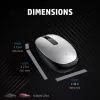HP 240 musta Bluetooth-hiiri, molempikätinen, optinen, Bluetooth, 1600 DPI, musta