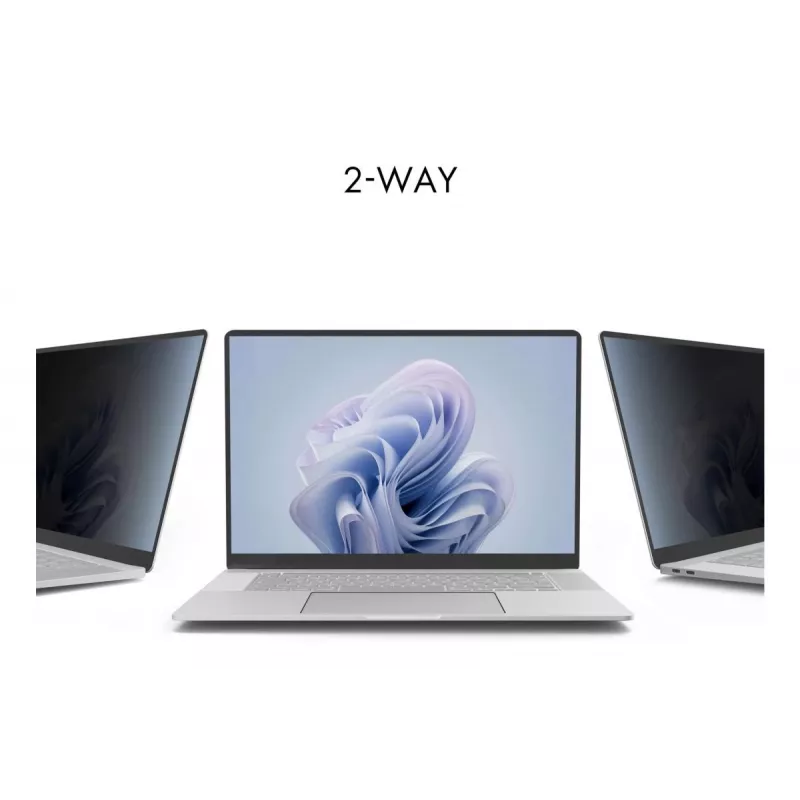 Kannettavan tietokoneen näytönsuoja DICOTA Privacy Filter 2-way musta yleismalli