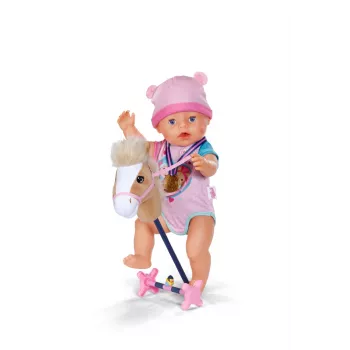 Nuken tarvikesarja ZAPF BABY born Hobby Horsing Set 43 cm nukeille, monivärinen, 3-vuotiaasta