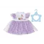 Nuken mekko ZAPF BABY born Lila Tutu -mekko 43 cm nukeille, kangas, monivärinen, taitettava, ikä 3+