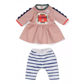 Nuken mekko ZAPF BABY born Kleid Dschungel 36 cm nukeille, monivärinen, taitettava, 1-vuotiaasta