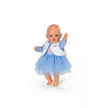 Nuken mekko ZAPF BABY born Winterkleid 36 cm nukeille, monivärinen, taitettava, ikä 1+
