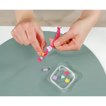 Nuken mekko ZAPF BABY born mekko Pinplaylla 43 cm nukelle, monivärinen, taitettava, ikä 3+