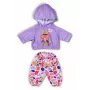 Nuken vaatesarja ZAPF BABY born Hoodie Outfit 43 cm nukeille, monivärinen, suositeltu ikä 3+