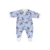 Nuken potkupuku ZAPF BABY born potkupuku sininen 43 cm nukeille, kangas, taitettava, ikä 3+