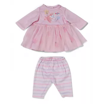 Nuken vaatesarja ZAPF BABY born Kleid Rose 36 cm nukeille, monivärinen, taitettava, ikä 1+