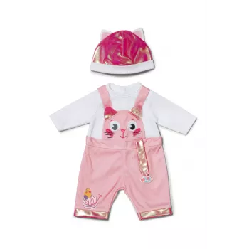 Nuken vaatesetti ZAPF BABY born potkupuku ja hattu 43 cm nukeille, monivärinen, taitettava, yli 3-vuotiaille