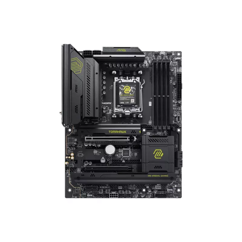 Emolevy MSI MAG B850 TOMAHAWK WIFI, AMD B850, Socket AM5, ATX, DDR5, 4× DIMM, jopa 256 GB, 5 GbE, Wi‑Fi 7