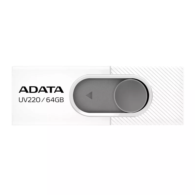 ADATA UV220 USB-muistitikku 64 GB USB Type-A 2.0 harmaa, valkoinen