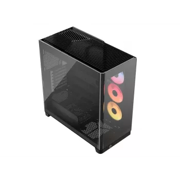 PC-kotelo Corsair 4500X LX-R RGB Tempered Glass Midi Tower musta