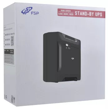 FSP Nano 600 UPS (keskeytymätön virransyöttö) Standby (Offline) 0,6 kVA 360 W 2 AC-lähtöä