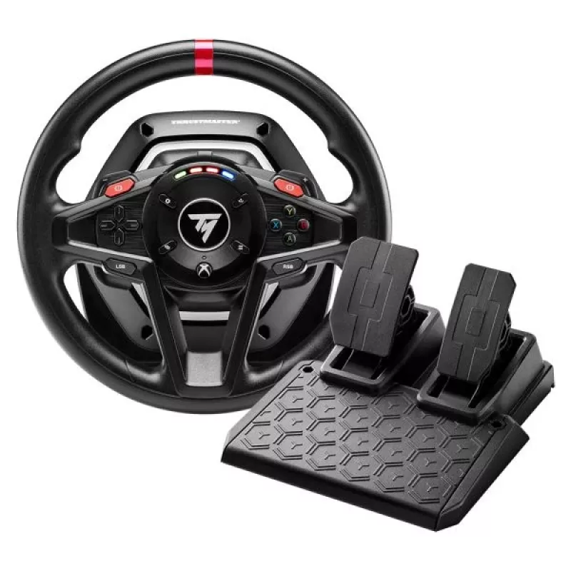 Thrustmaster T128 musta USB -ratti + polkimet analoginen PC, Xbox One, Xbox Series S, Xbox Series X