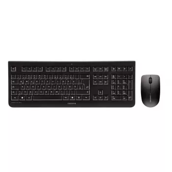 CHERRY DW 3000 näppäimistö ja hiiri sisältyy yleiskäyttöön RF langaton AZERTY ranska musta