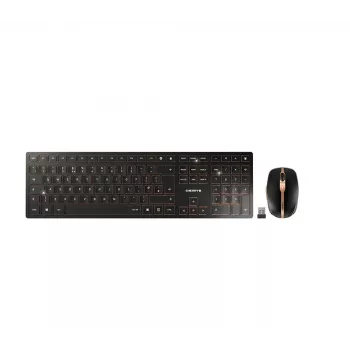 CHERRY DW 9100 ohut näppäimistö ja hiiri sisältyy yleiskäyttöön RF langaton + Bluetooth QWERTY UK englanti musta