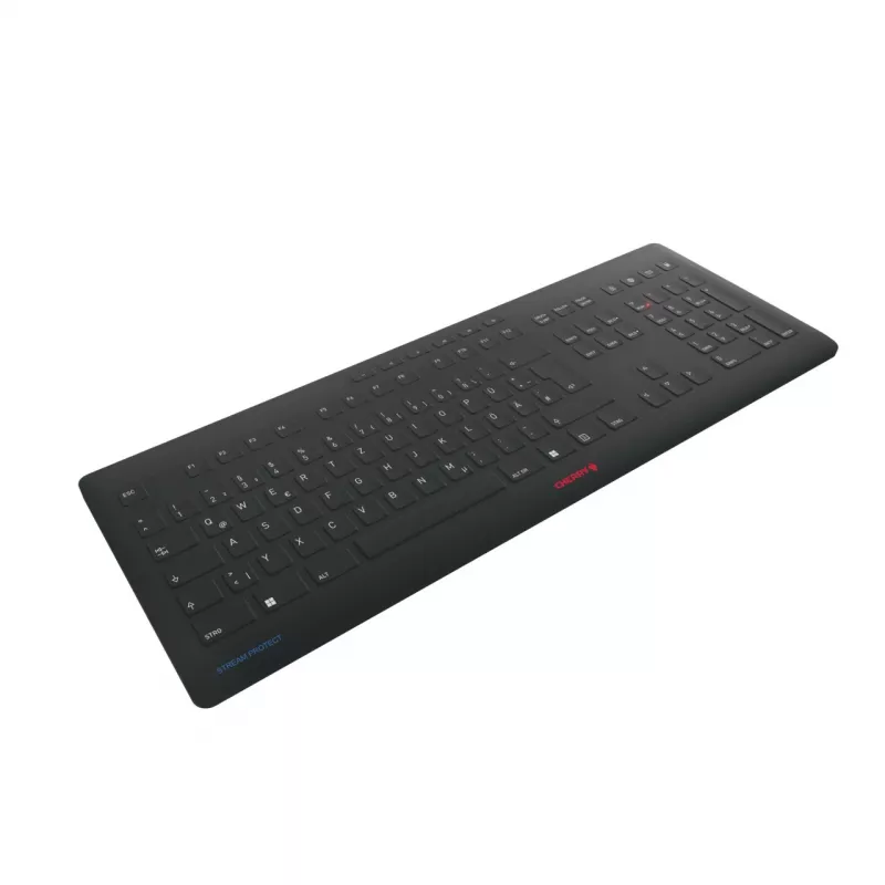 Contour Design Stream näppäimistö yleiskäyttöön RF langaton + USB QWERTZ saksa musta